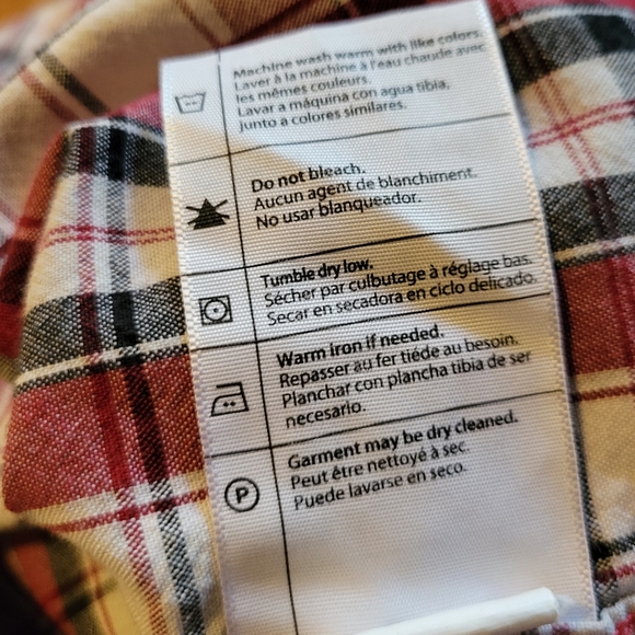 Carhartt Shirt Plaid Short Sleeves, L - Picture 9 of 10